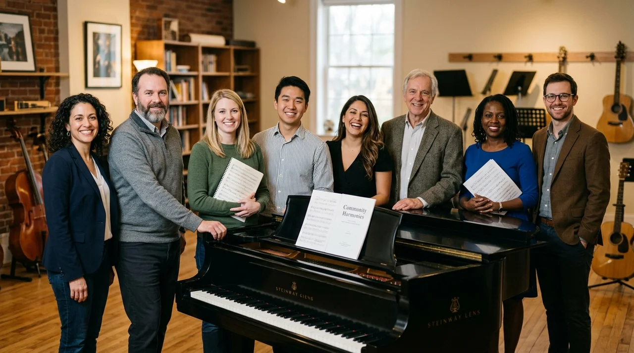 Membres du bureau exécutif et coordinateurs du Centre d'Activités Pianistiques et Artistiques